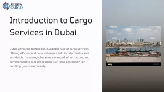 How to Track Your Cargo Shipment in Dubai