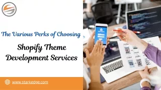 The Various Perks of Choosing Shopify Theme Development Services