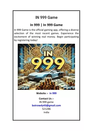 in 999 in 999 game