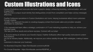 Custom Illustrations and Icons