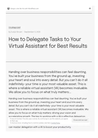 How to Delegate Tasks to Your Virtual Assistant for Best Results