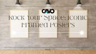 Rock Your Space Iconic Framed Posters