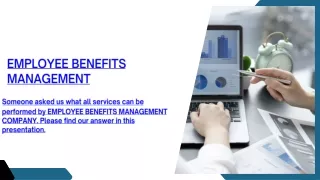 employee benefits management