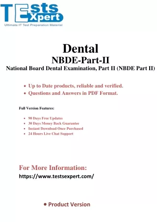 dental nbde part ii