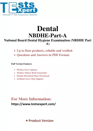 dental nbdhe part a