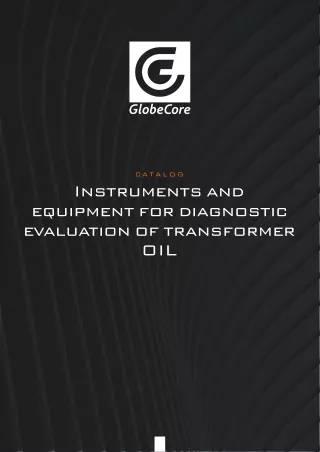 GlobeCore oil testers