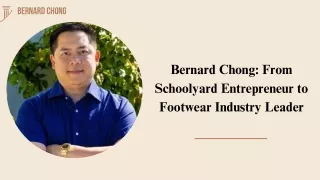 Leading the Esports Revolution: Bernard Chong’s Entrepreneurial Legacy