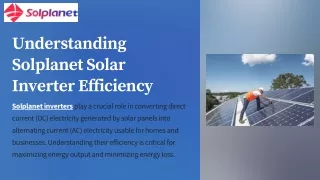 Understanding Solplanet Solar Inverter Efficiency