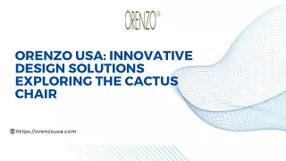 orenzo usa innovative design solutions exploring