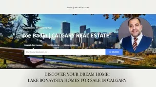 Discover Your Dream Home Lake Bonavista Homes for Sale in Calgary