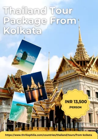 Thailand Tour Package From Kolkata