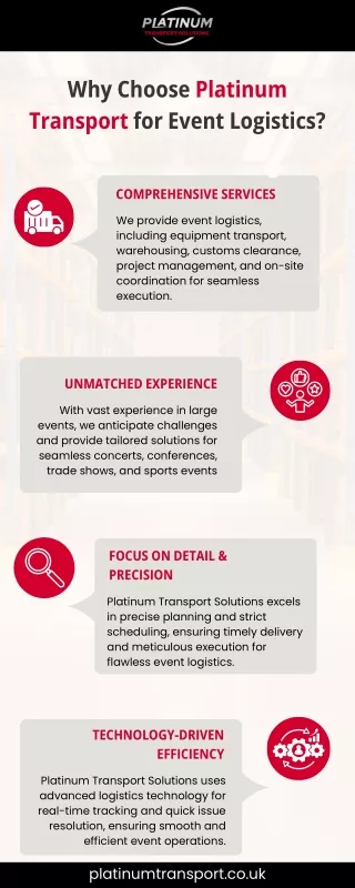 Why Platinum Transport is Your Partner for Large Event Logistics