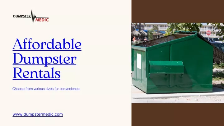 affordable dumpster rentals