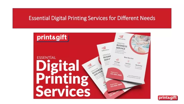 essential digital printing services for different needs