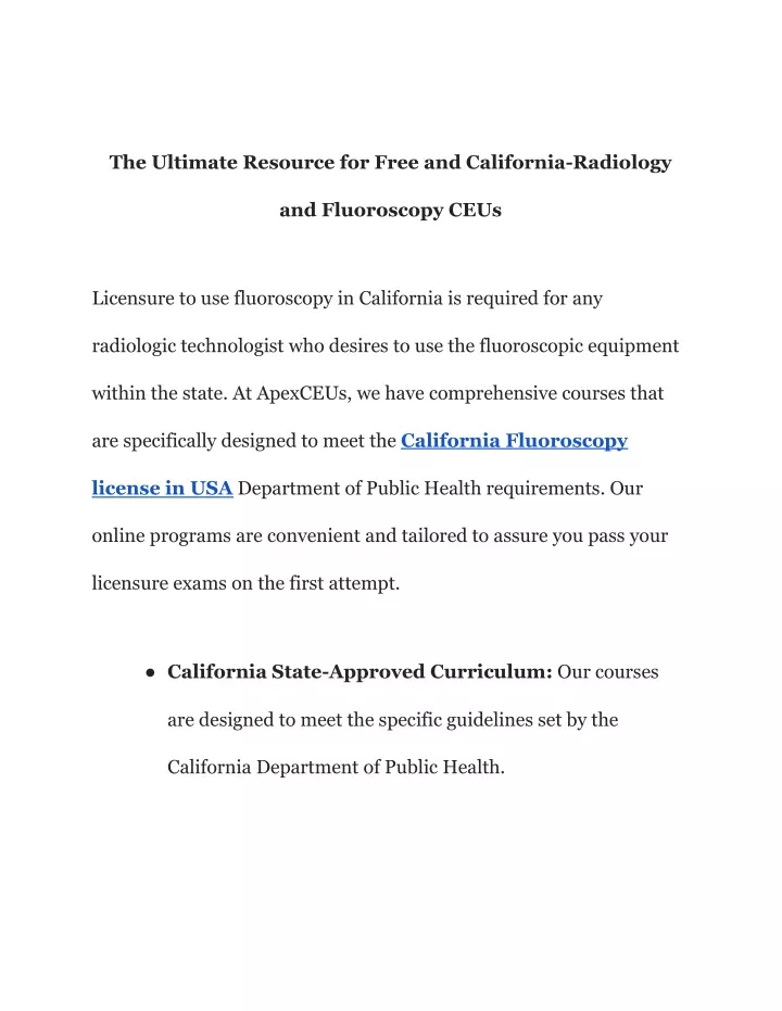 the ultimate resource for free and california