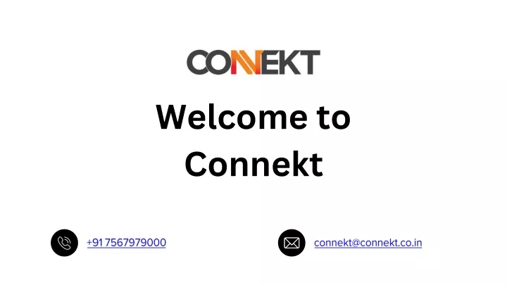 welcome to connekt