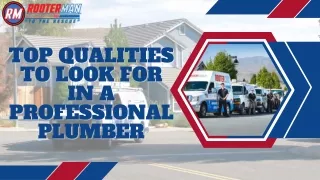 Top Qualities to Look for in a Professional Plumber