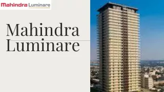 Mahindra Luminare Sector 59 Gurgaon