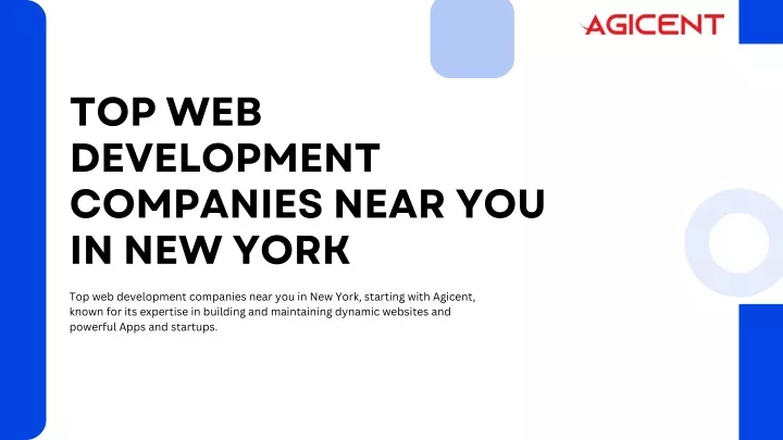 top web development companies near you in new york