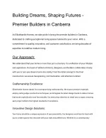 Builders Canberra - slide 1