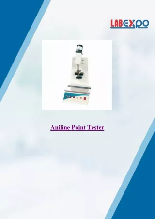 aniline point tester