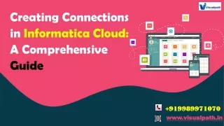 Informatica Cloud (IICS) Online Training Institute in Hyderabad