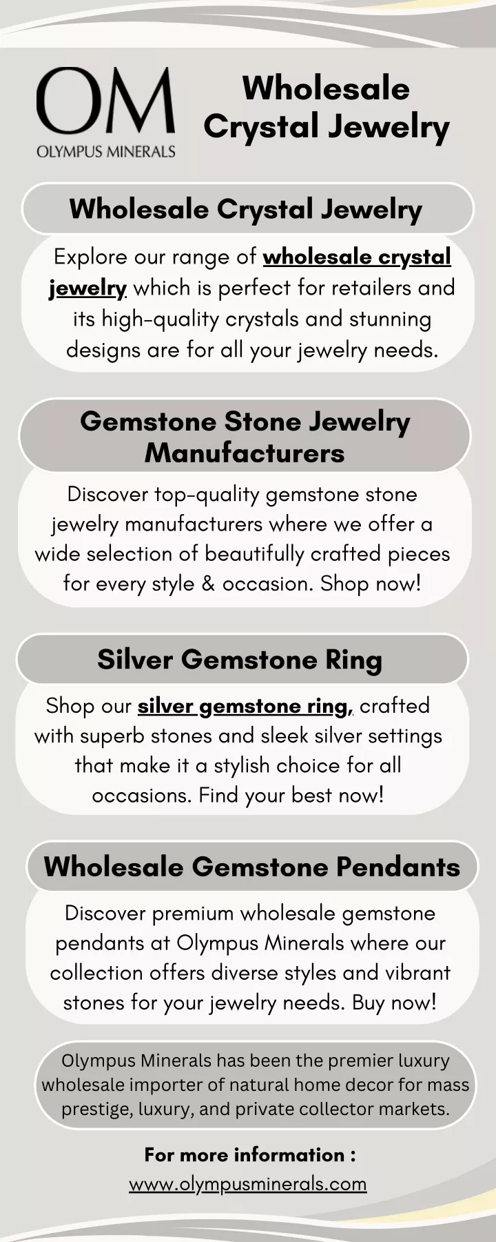 wholesale crystal jewelry