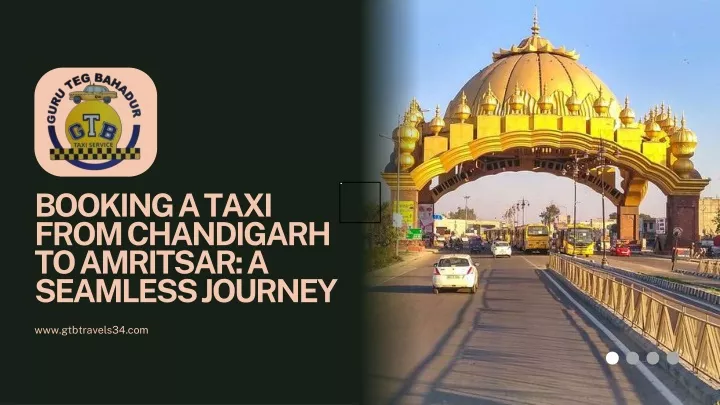 booking a taxi from chandigarh to amritsar