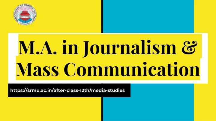 m a in journalism mass communication