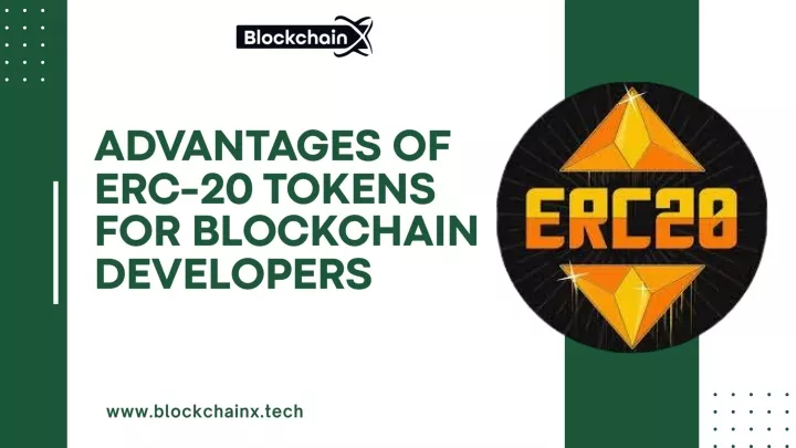 advantages of erc 20 tokens for blockchain