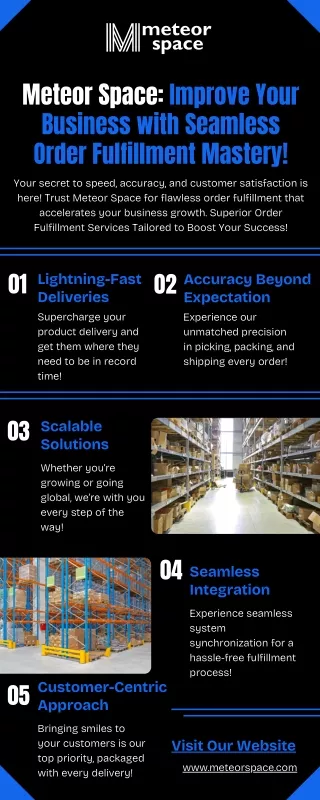 Meteor Space: Improve Your Business with Seamless Order Fulfillment Mastery!