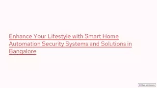 enhance your lifestyle with smart home automation