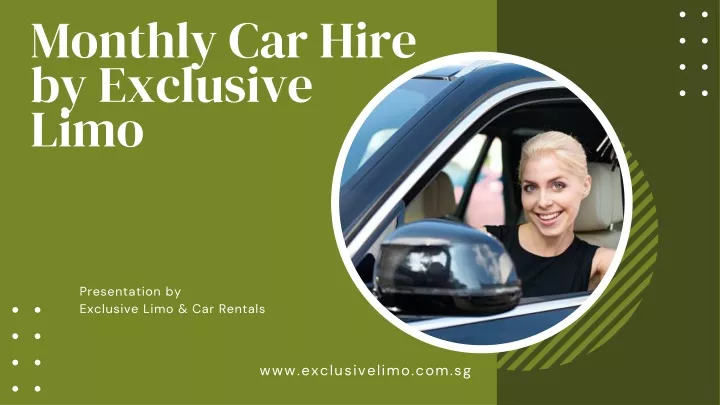 monthly car hire by exclusive limo