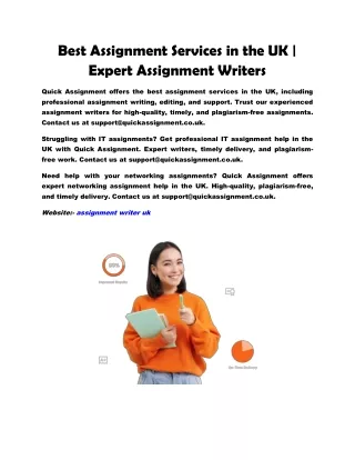 best assignment services in the uk expert