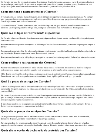 os correios s o uma das principais empresas