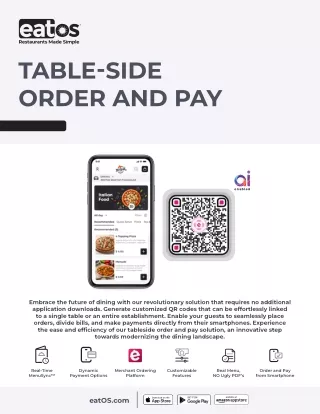 Tableside Order and Pay