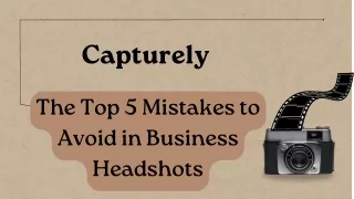 The Top 5 Mistakes to Avoid in Business Headshots