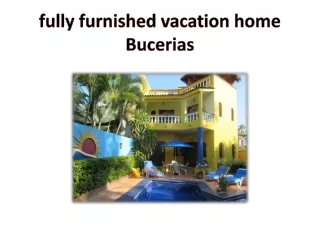 fully furnished vacation home Bucerias