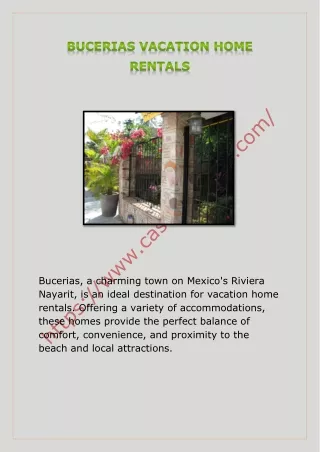 BUCERIAS VACATION HOME RENTALS