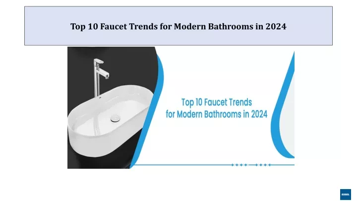 top 10 faucet trends for modern bathrooms in 2024