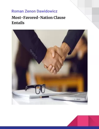 Roman Zenon Dawidowicz -  Most-Favored-Nation Clause Entails