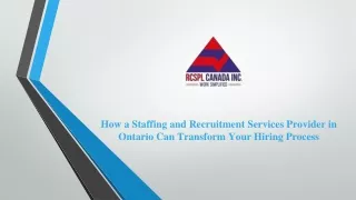 Upgrade Your Hiring with Ontario Staffing & Recruitment Experts