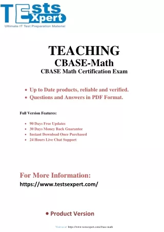 teaching cbase math cbase math certification exam