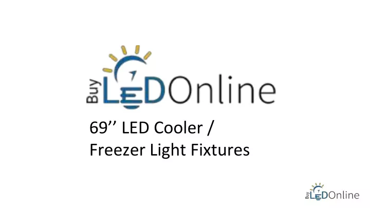 69 led cooler freezer light fixtures