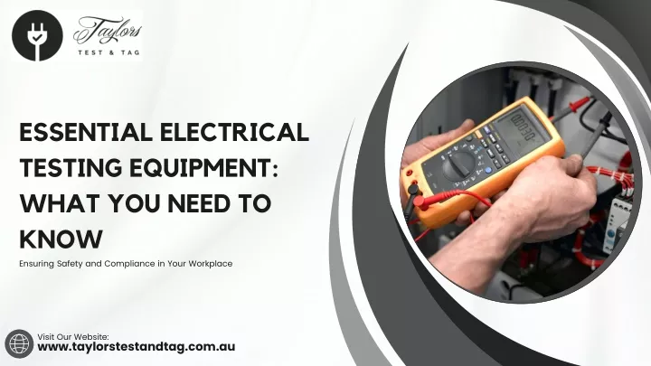 essential electrical testing equipment what