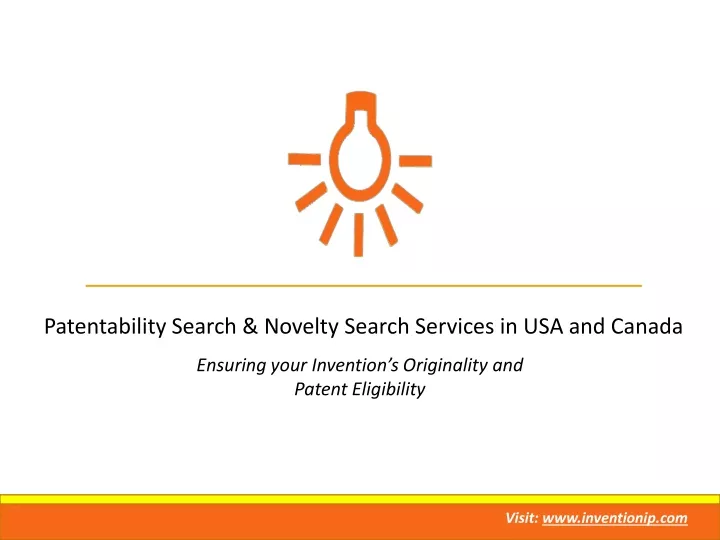 patentability search novelty search services