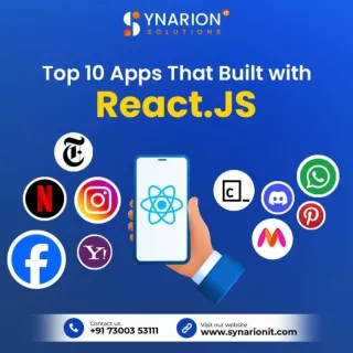 Top 10 Apps That Built with React.JS [2024]