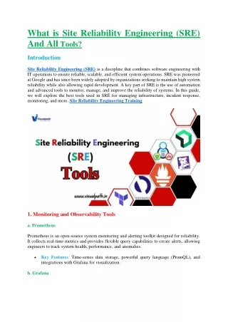 what is site reliability engineering