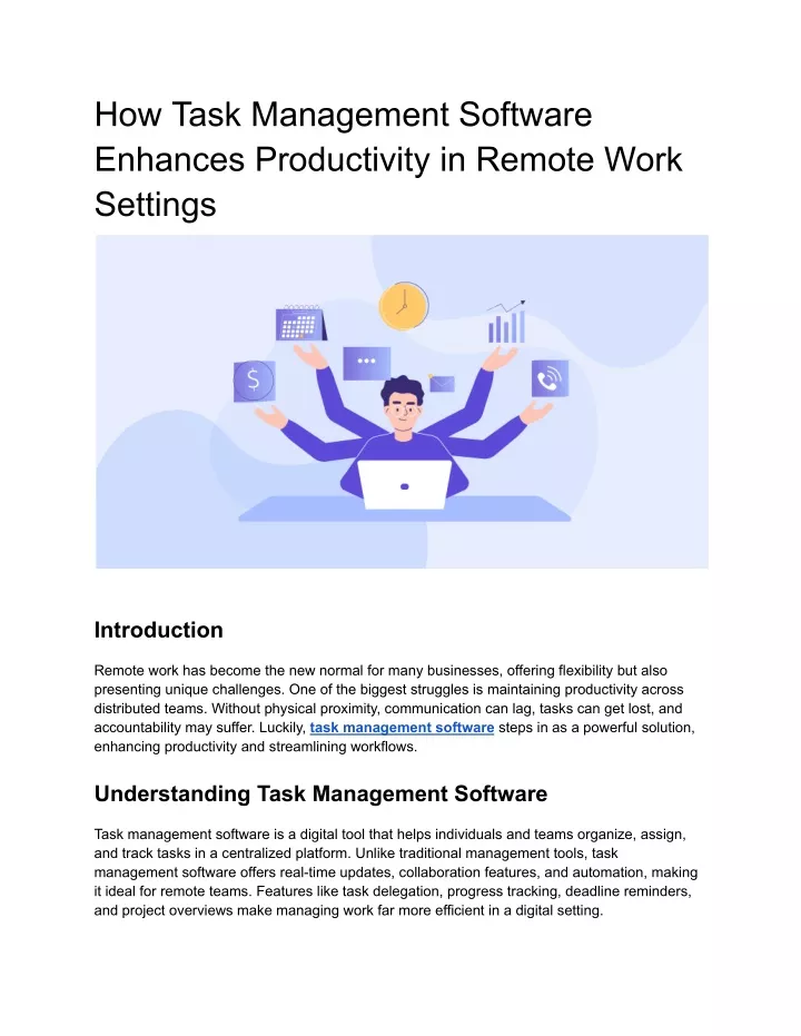 how task management software enhances