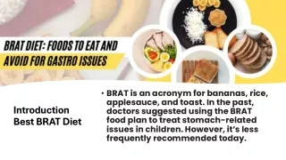 Best BRAT Diet